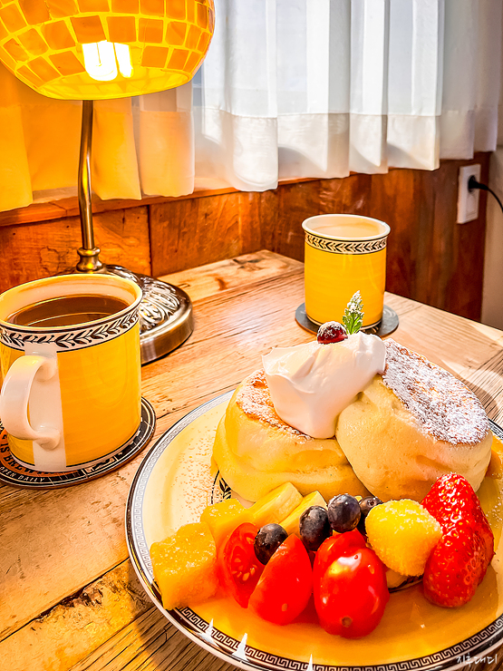 커피주택, 수원, 수플레팬케이크 전문점