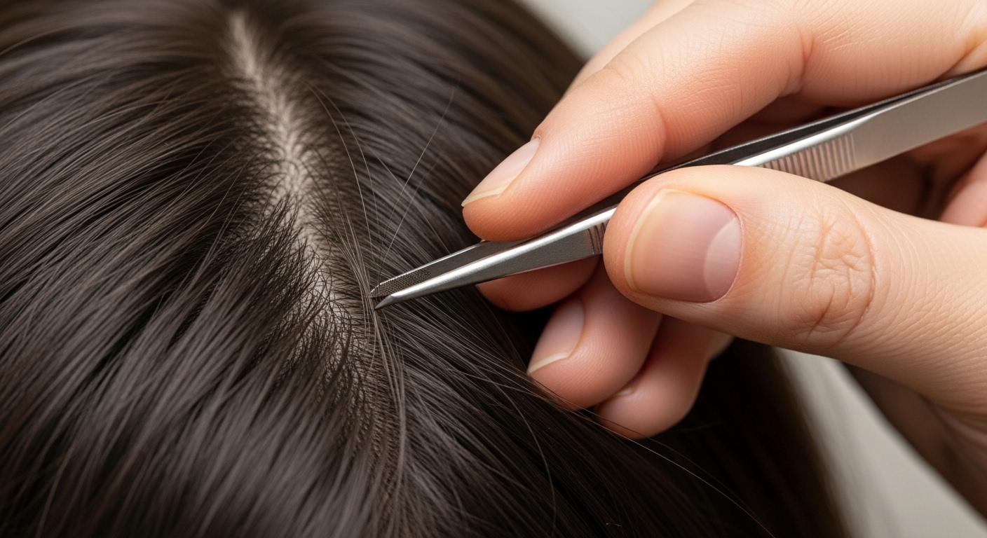 새치제거하는법