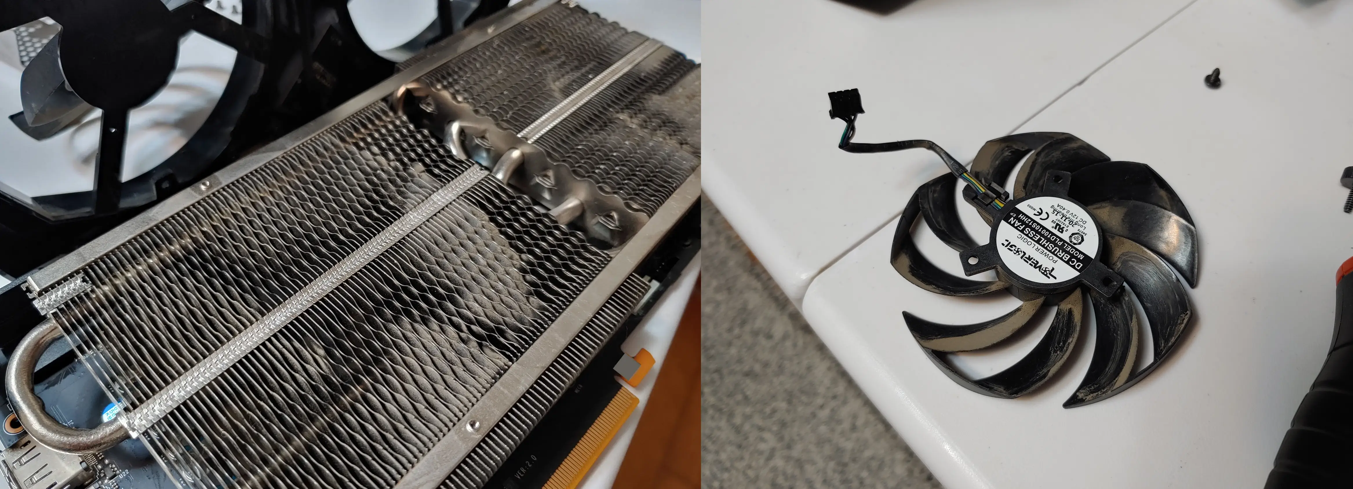 MSI 3060ti 트윈프로져 GAMING X 채굴 팬 분해