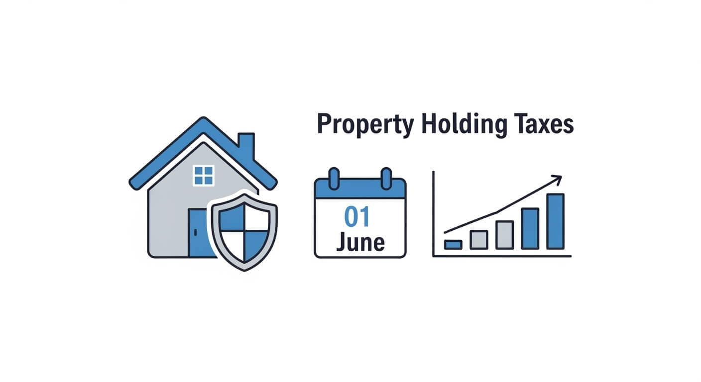 보유세: 매년 6월 1일 기준으로 부과되는 재산세 및 종합부동산세