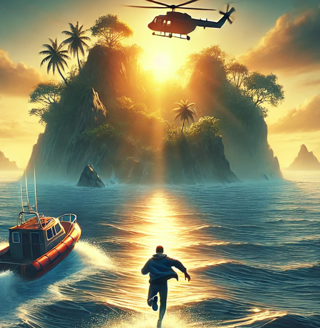 섬에서 탈출 하는 꿈