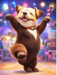 뮤직챌린지 AI 강아지 영상