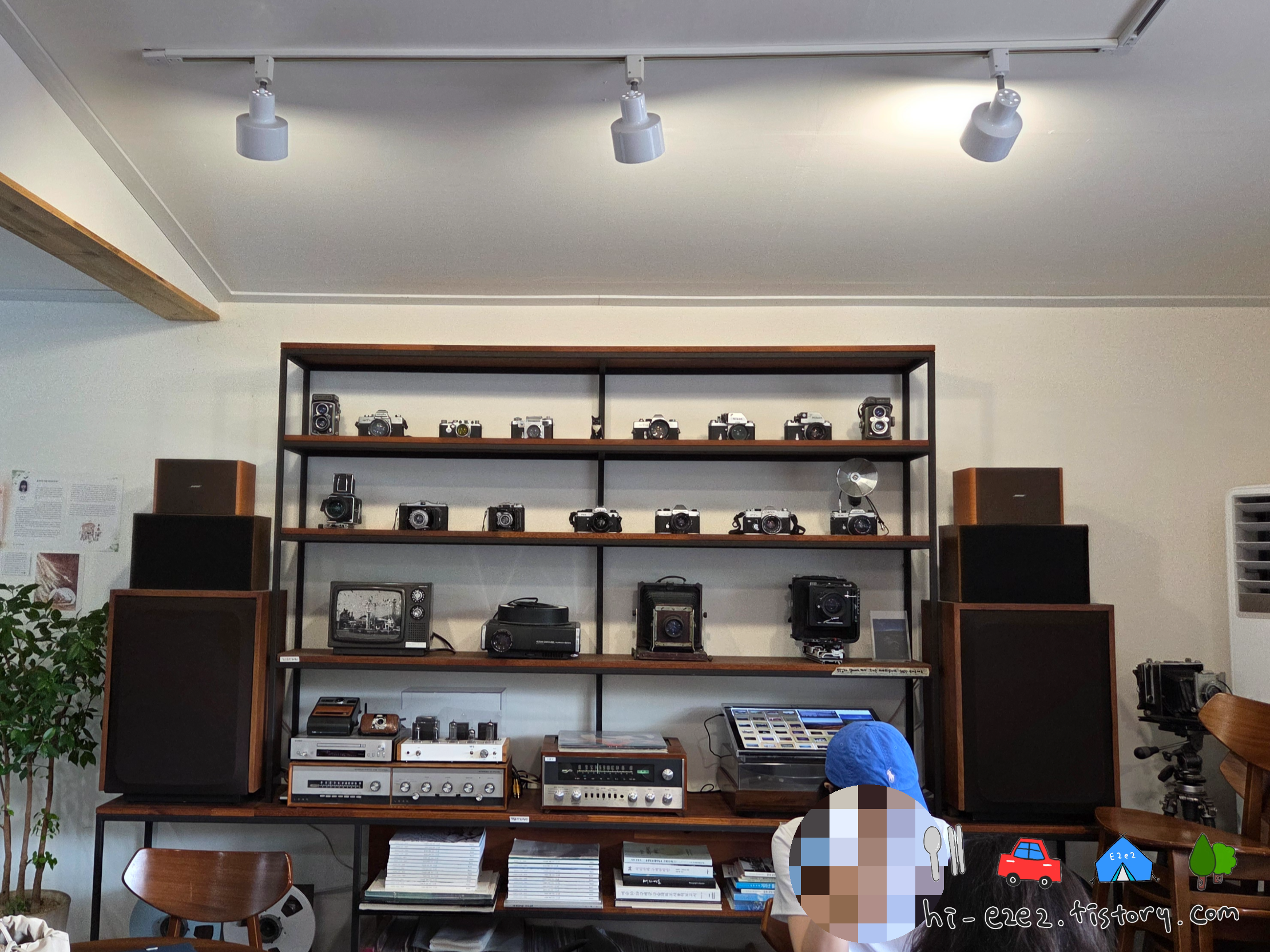 구례 사나래밀 카페 내부 인테리어