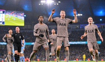 토트넘 선수들 경기 장면