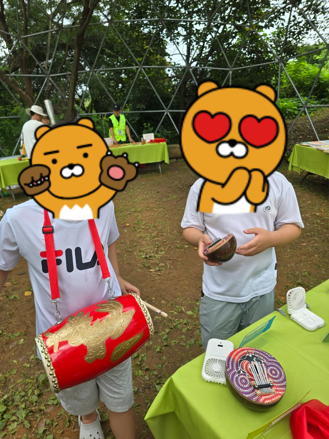 다양한 세계의 악기와 장난감들을 볼 수 있어요