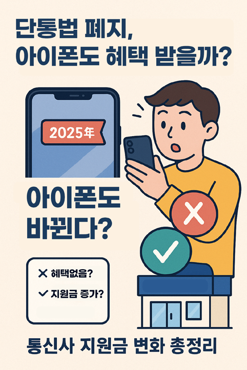 단통법 폐지 아이폰 혜택 이미지