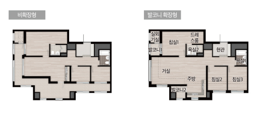 군산 한라비발디 센트로 평면도