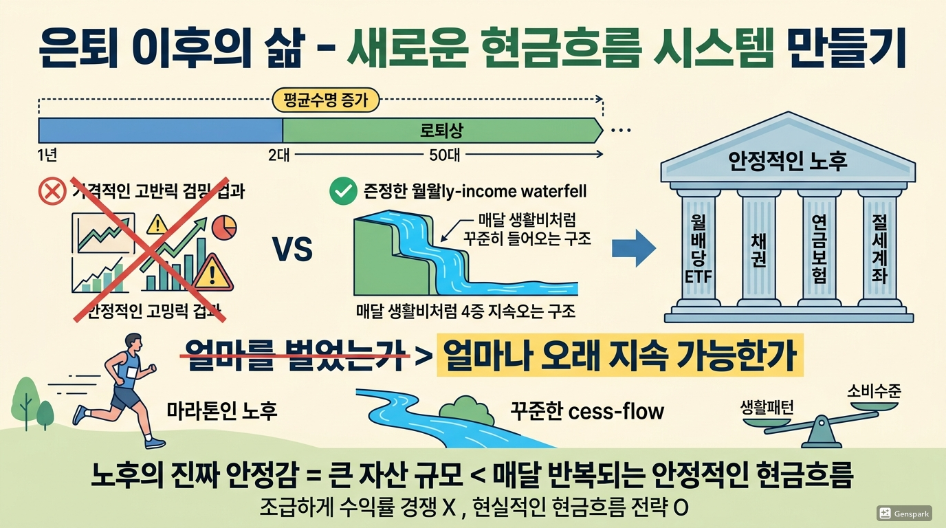 은퇴 이후의 삶 – 새로운 현금흐름 시스템 만들기