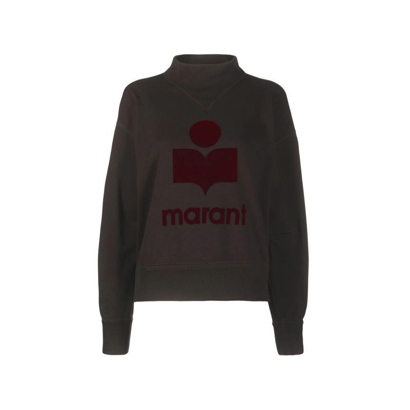 이자벨마랑 22FW 모비 벨벳 로고 맨투맨 40RW SW0361 22A044E