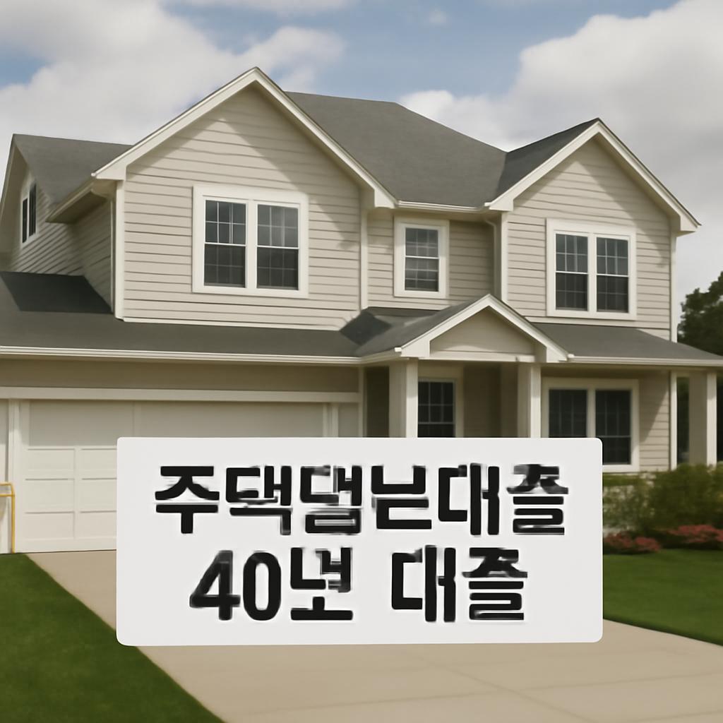 주택담보대출 40년 대출