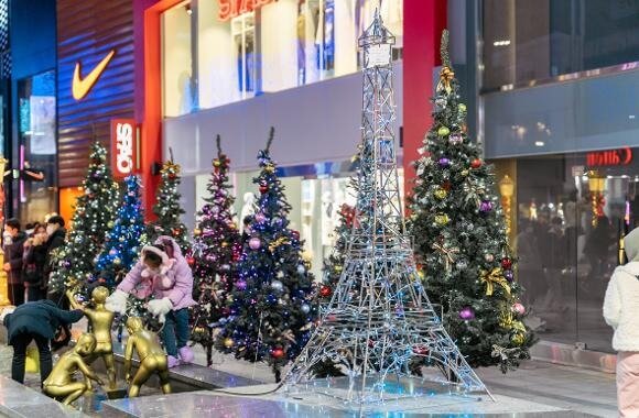 부산 광복로 겨울빛 트리축제
