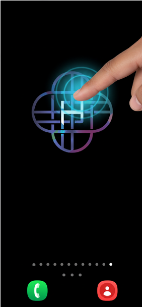 방법 1: 홈화면 빈 공간 길게 누르기