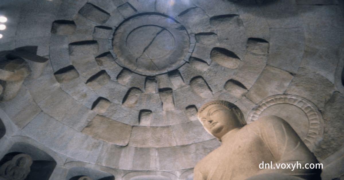 석굴암 내부의 천정
