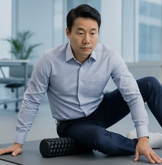 다리 꼬고 앉아 1분, 이상근증후군 초간단 자가진단법