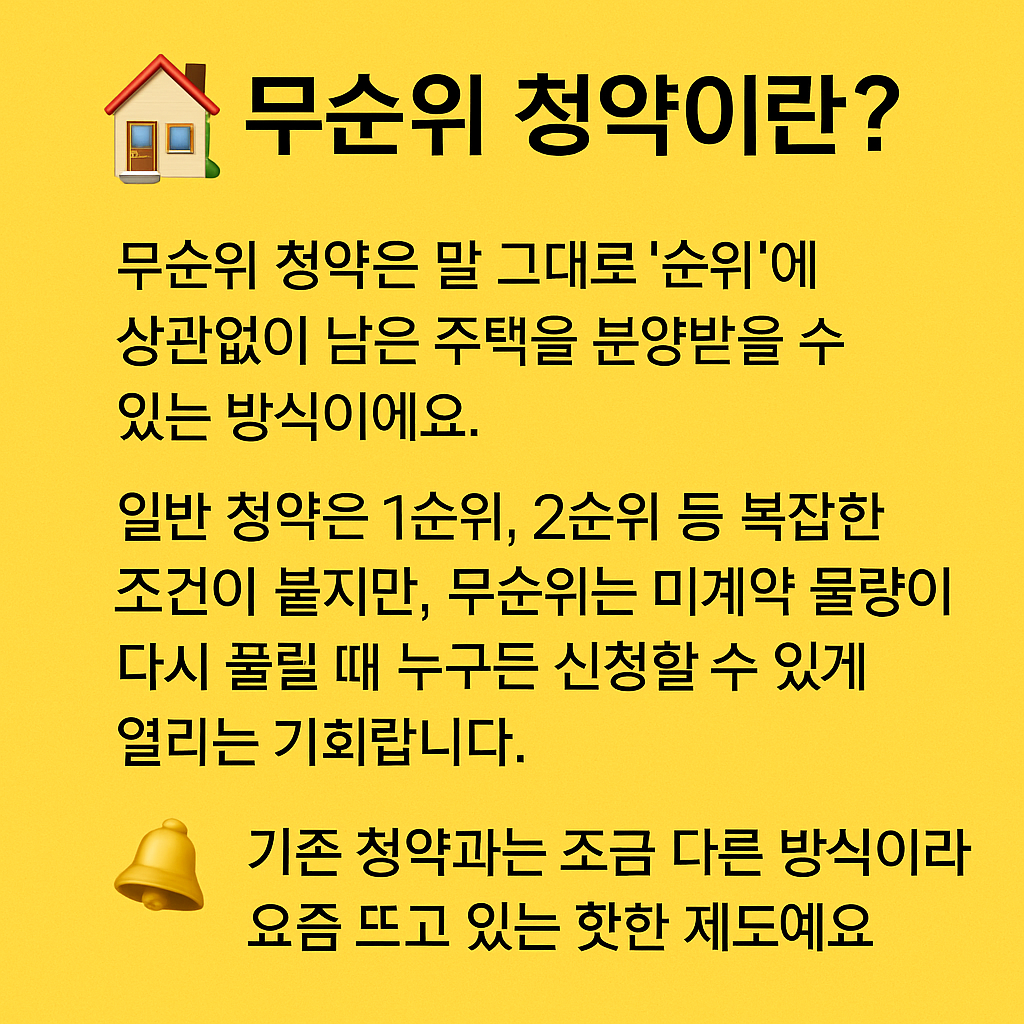 무순위청약