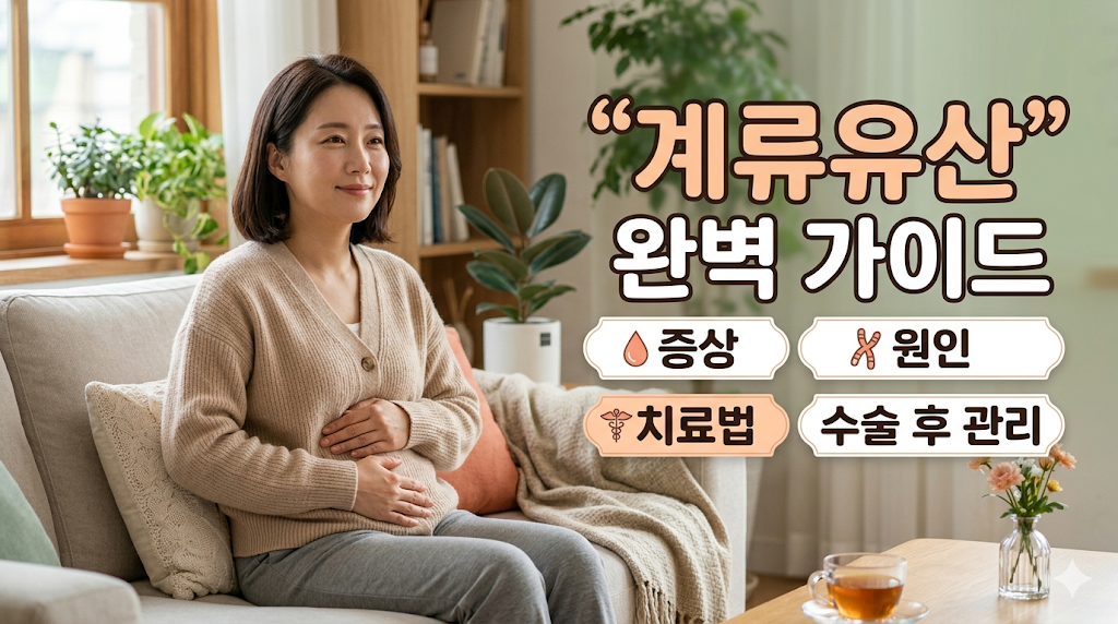 계류유산 증상과 원인, 통증 없는 유산의 징후와 수술 후 회복 가이드