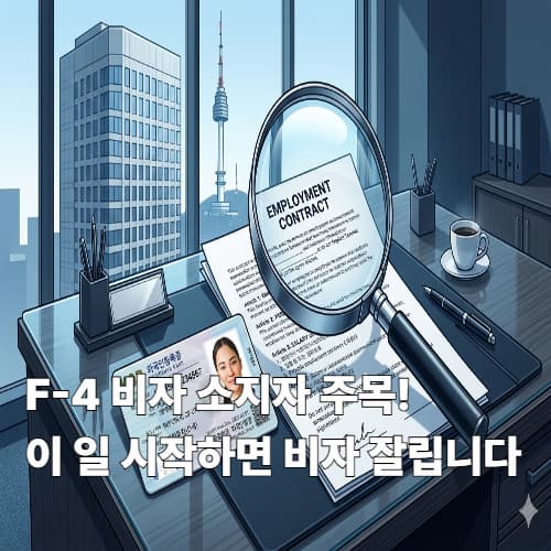 F-4 비자로 합법적인 일자리 찾는 법: 단순 노무 9번 항목 피하기