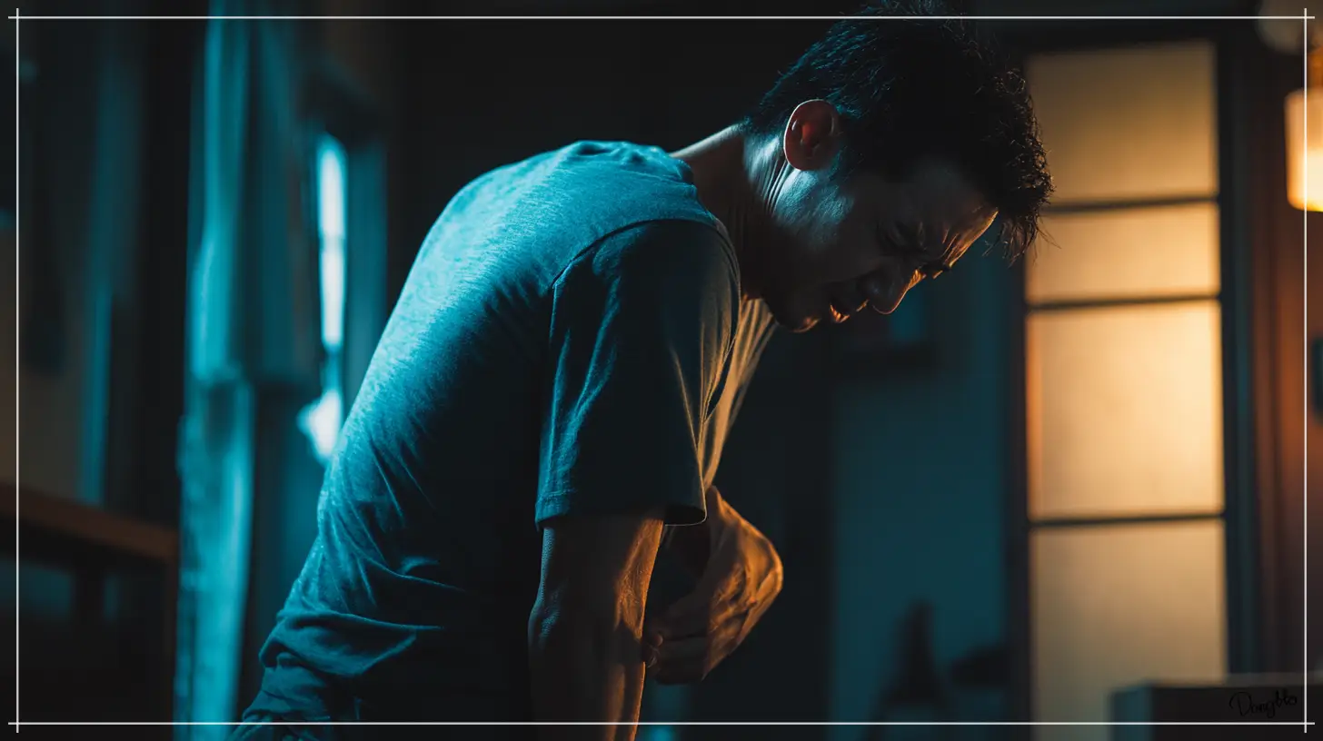 오른쪽-옆구리-통증으로-아랫배에-아픔이-발생하는-모습