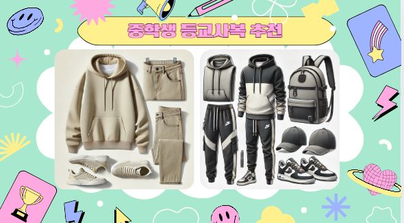중학교 사복 추천리스트