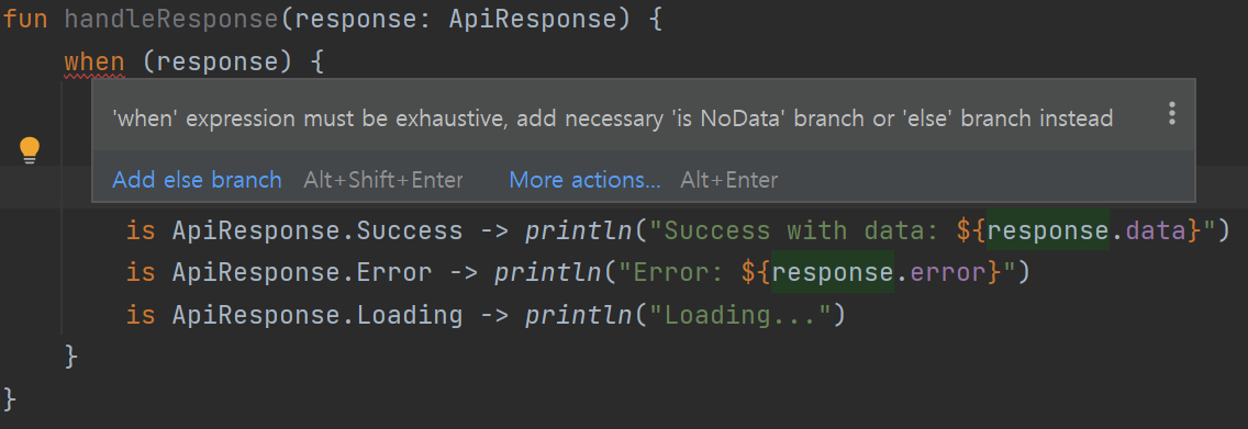 새로운 서브 클래스가 추가됐을 때 발생하는 에러