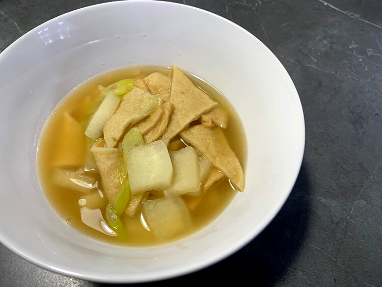 완성된 어묵탕 사진