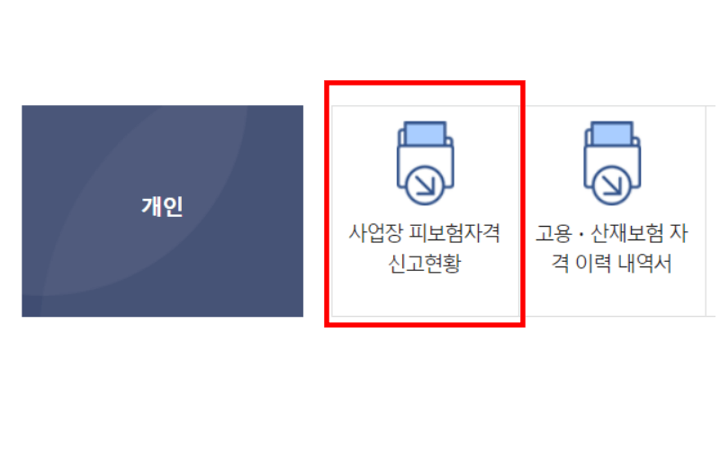사업장-피보험자격-신고현황