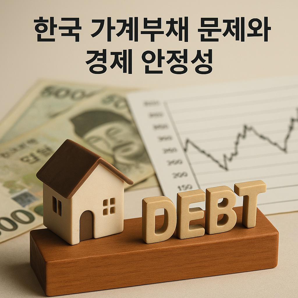 한국 가계부채 문제와 경제 안정성 심층 분석 관려 사진
