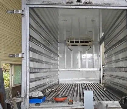 냉동탑차 탑 크기 변경 개조