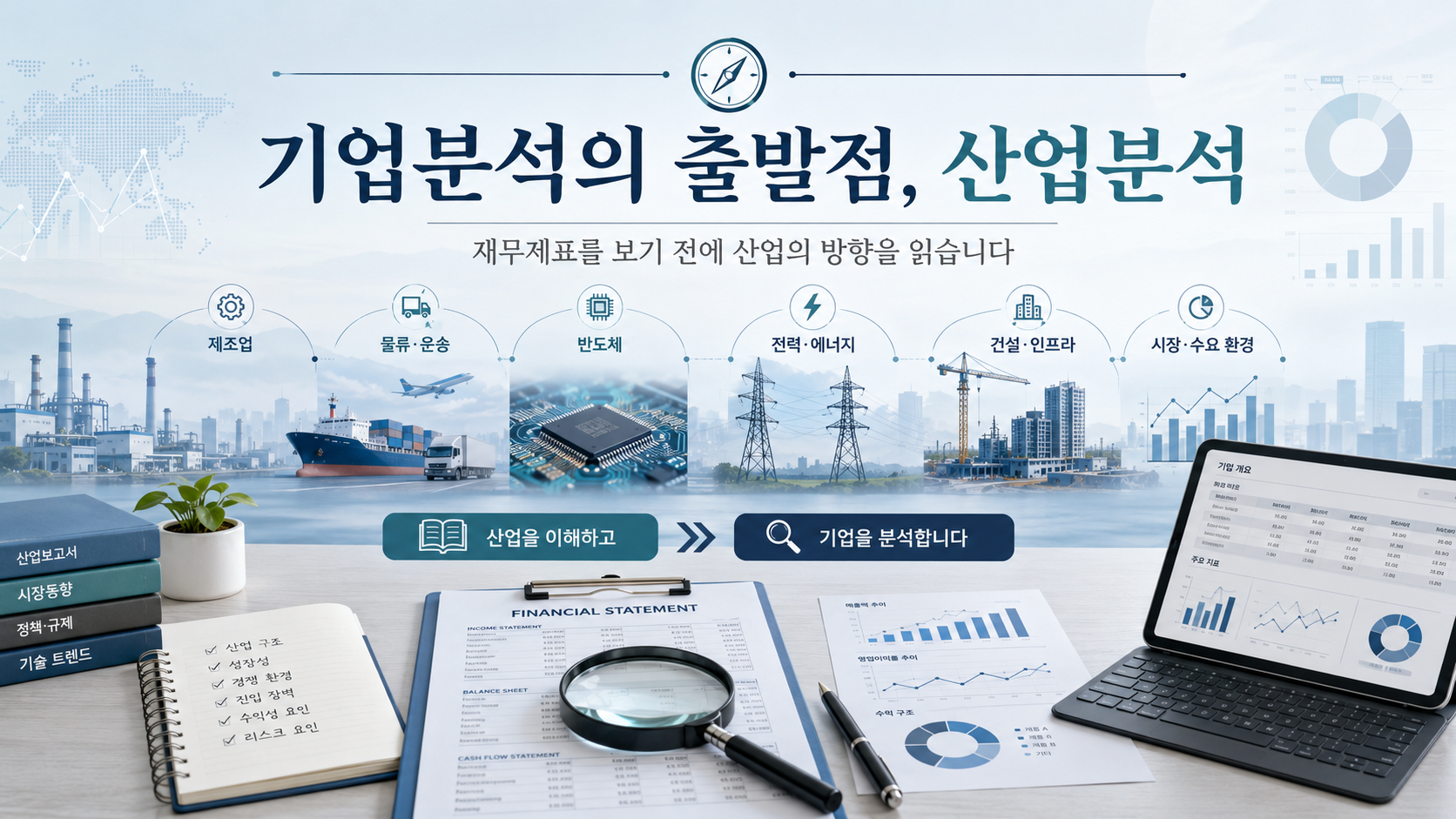 기업분석의 출발점, 산업분석 중요성 대표 이미지