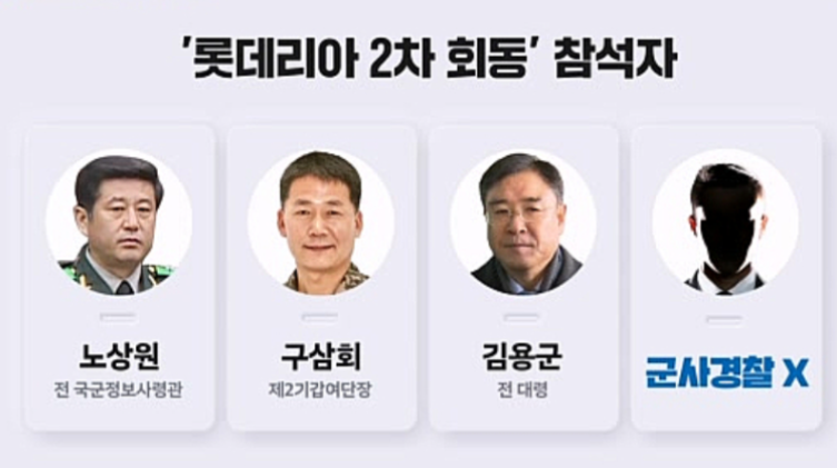 롯데리아 회동