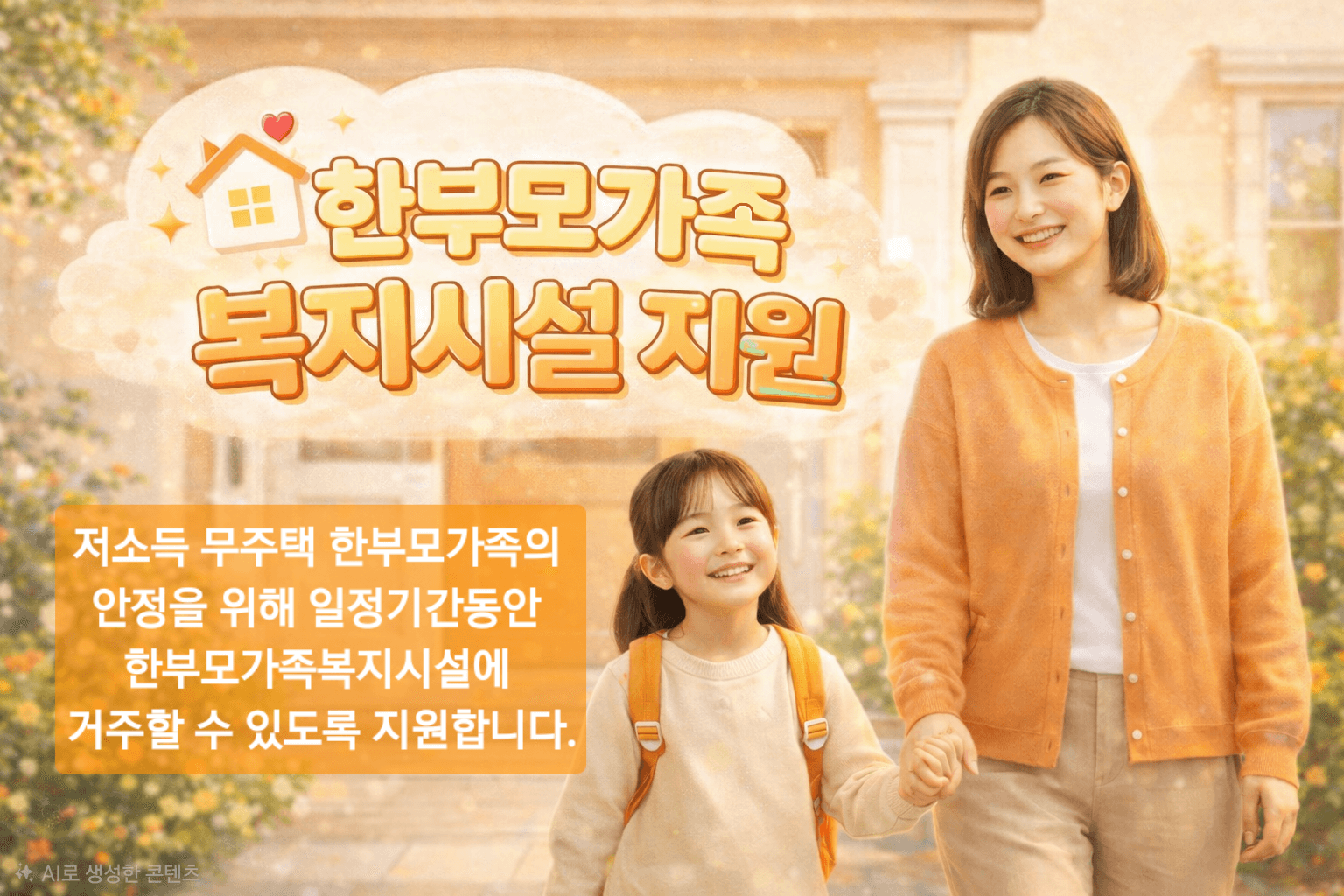 한부모 미혼모 가족 복지시설 지원