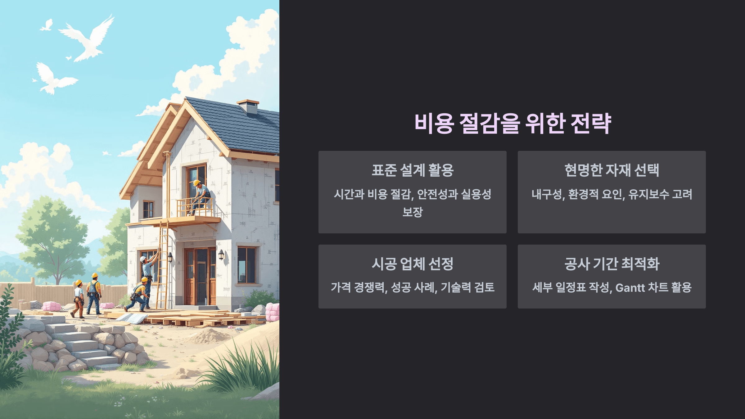 주택시공 사진