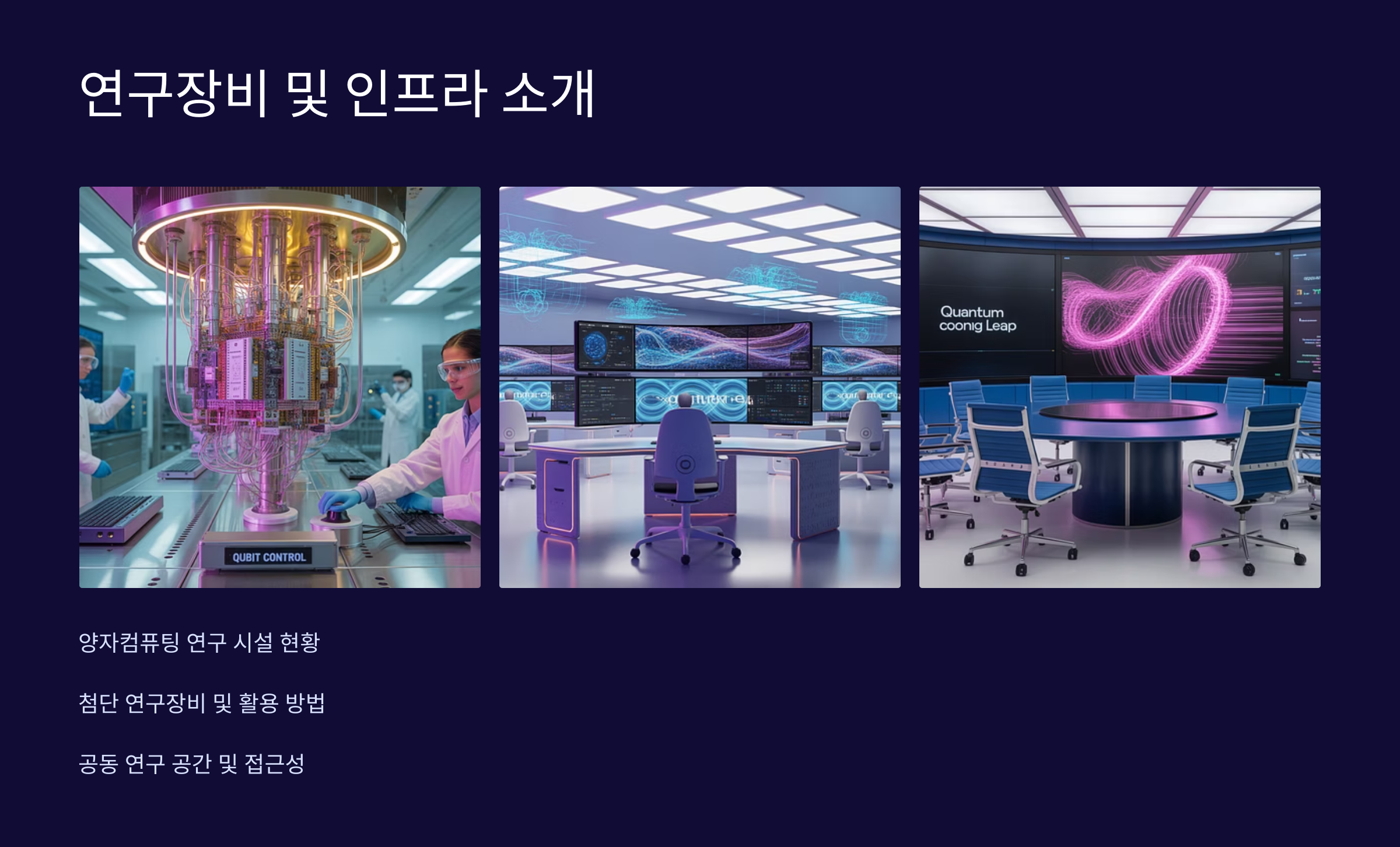 초전도 양자컴퓨터 실험실