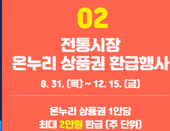 온누리상품권 돌려받기