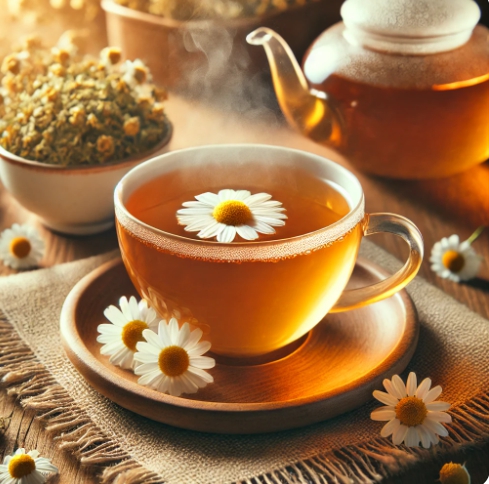 불면증에 좋은 차 : 캐모마일
