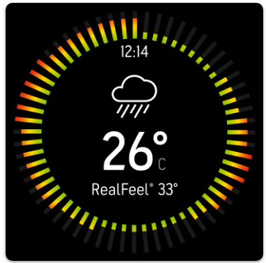 방법 1: AccuWeather - 분 단위로 정확한 비 예보