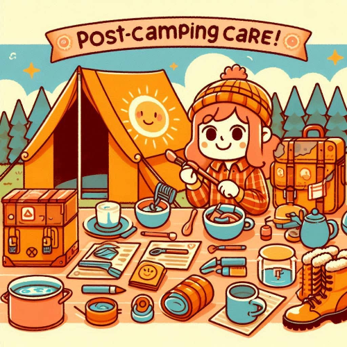 캠핑 장비 관리