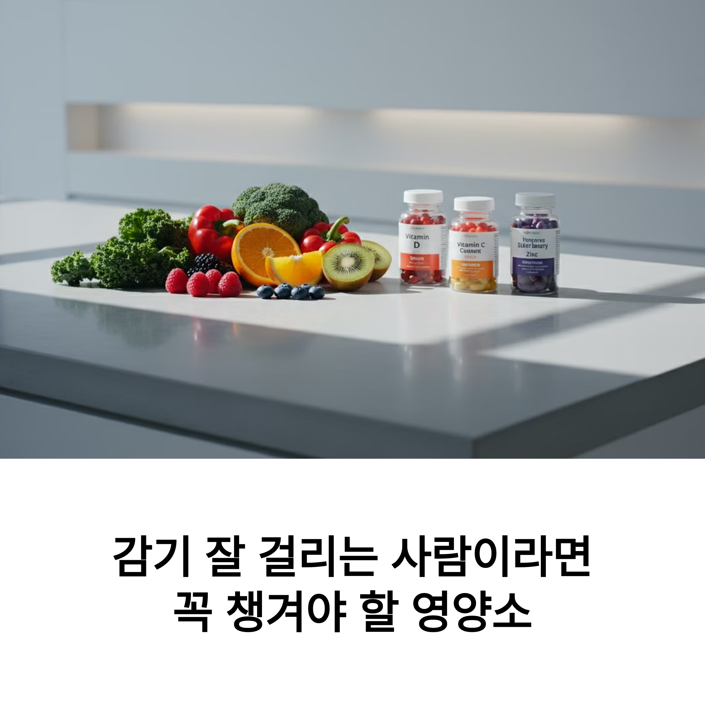 감기 잘 걸리는 사람