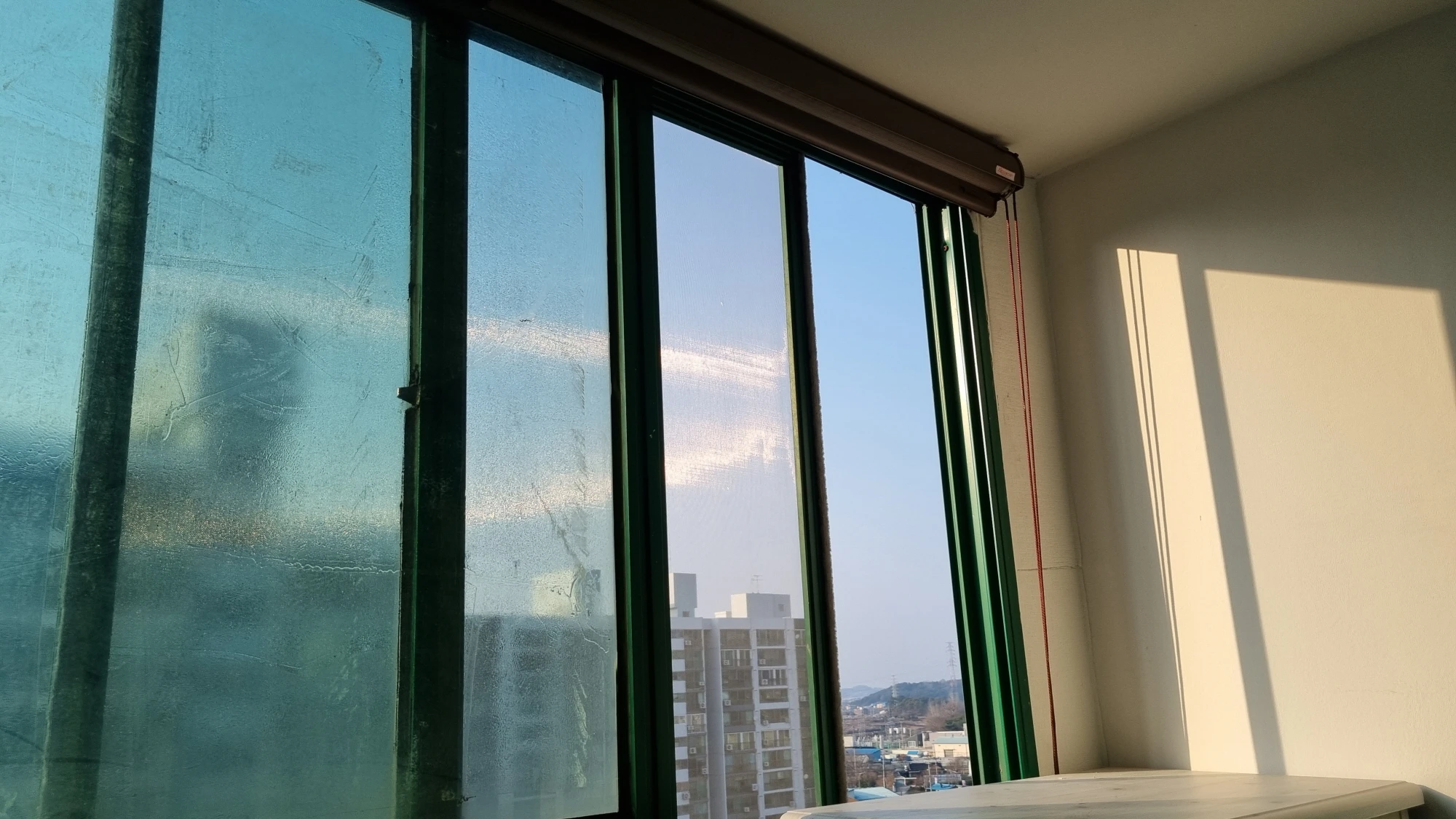 모헤어 교체 완료 모습