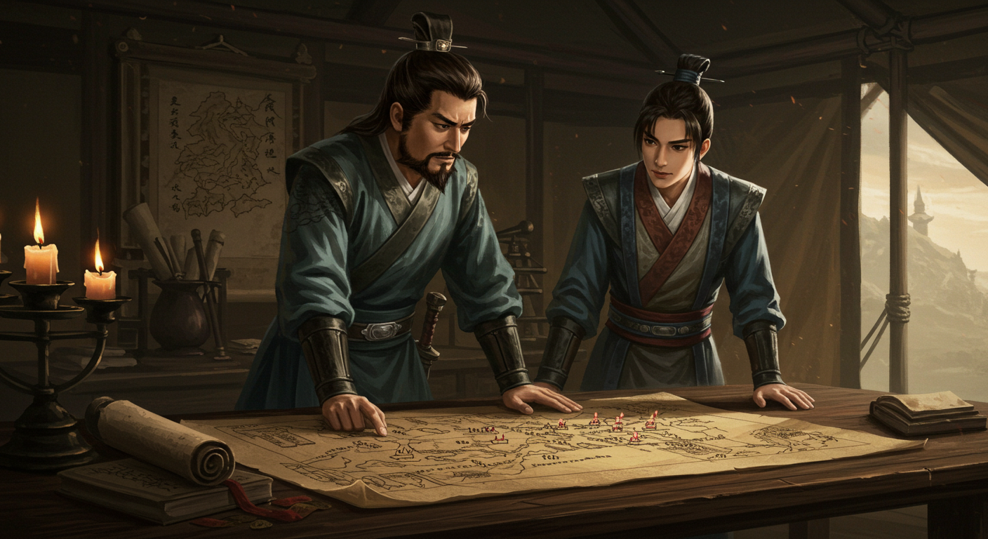 조조의 곁에서 천하를 논하는 젊은 천재 곽가