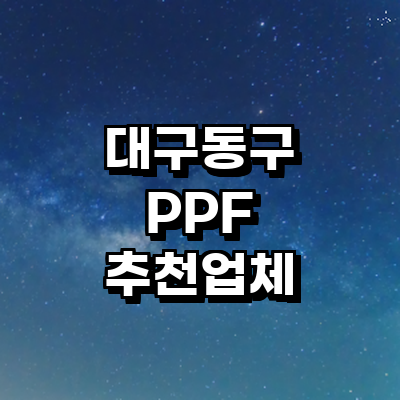 대구 동구 ppf