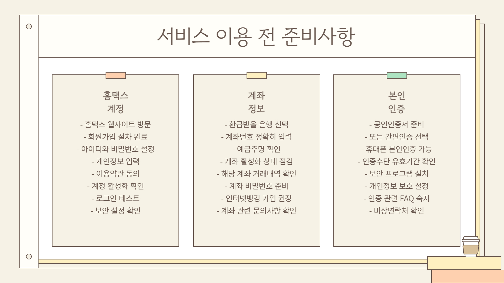 홈택스 원클릭 환급 서비스 신청방법
