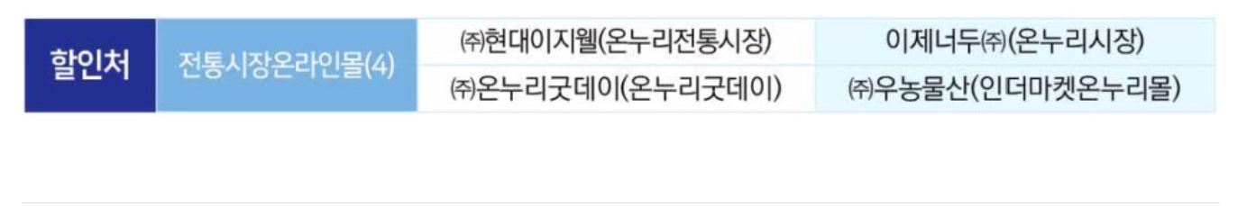 추석맞이 농축산물 할인대전