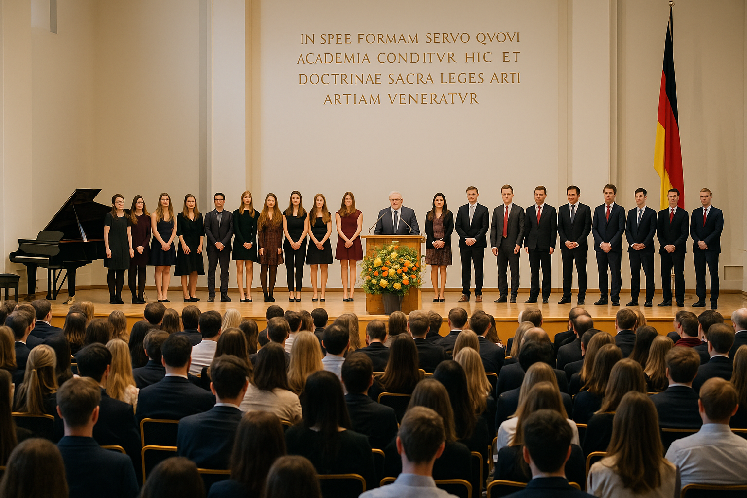 독일 음악대학 입학 모습 사진