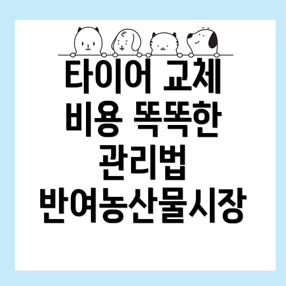 타이어 교체 비용
