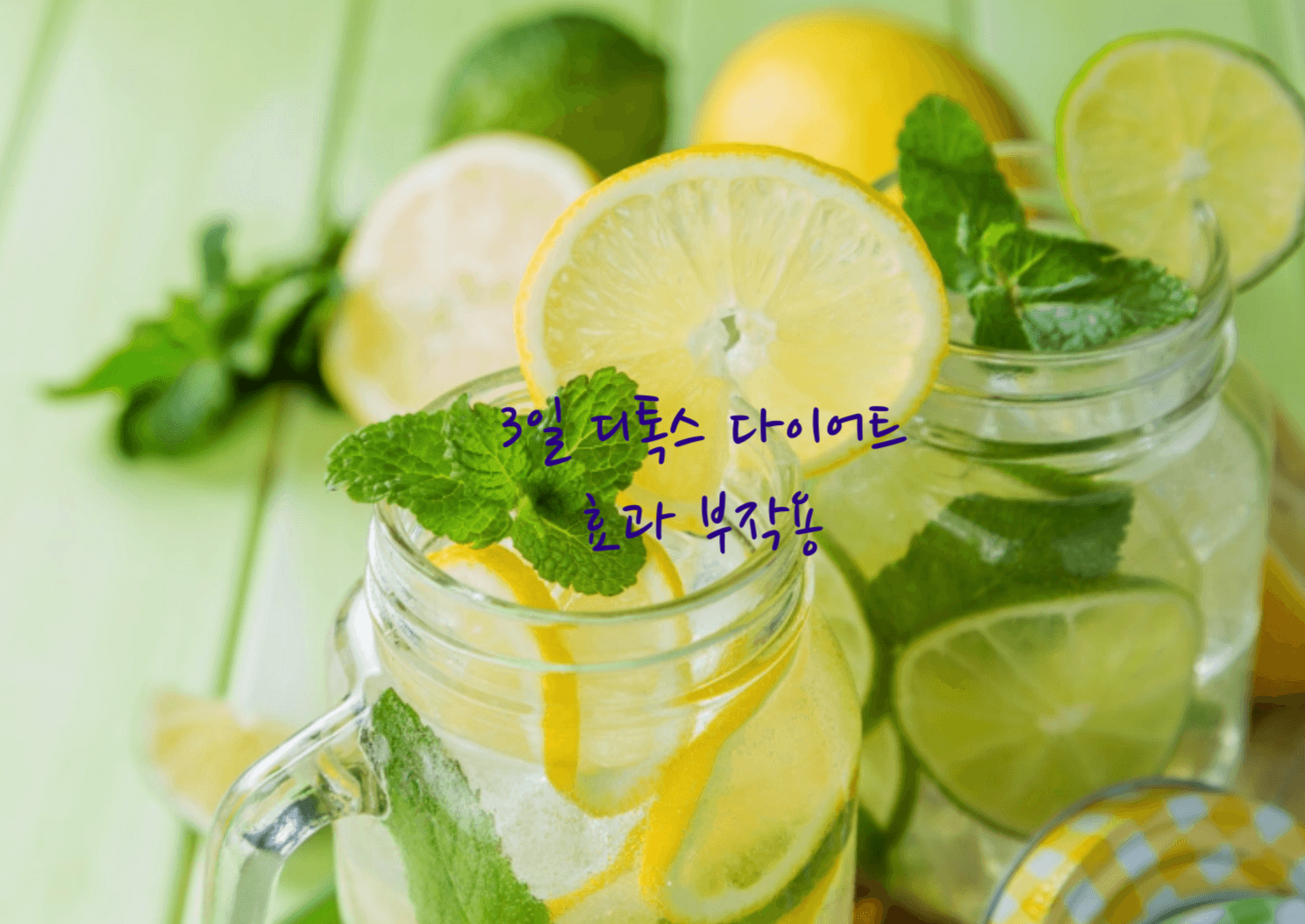 3일 디톡스 다이어트