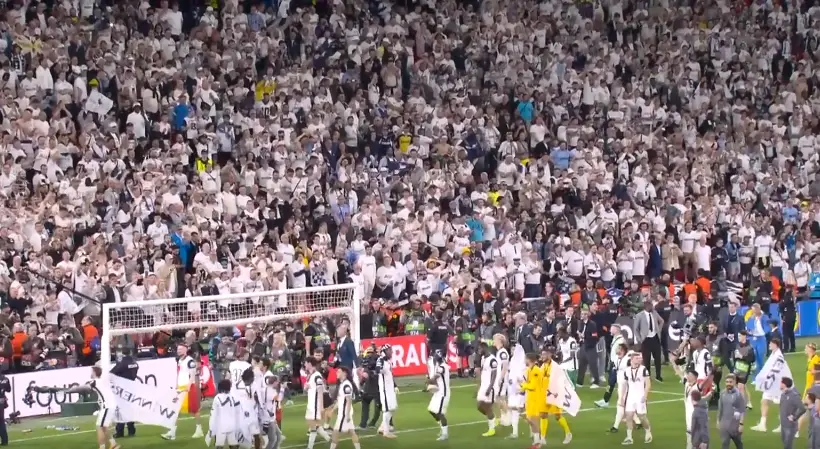 토트넘-팬-세리머니