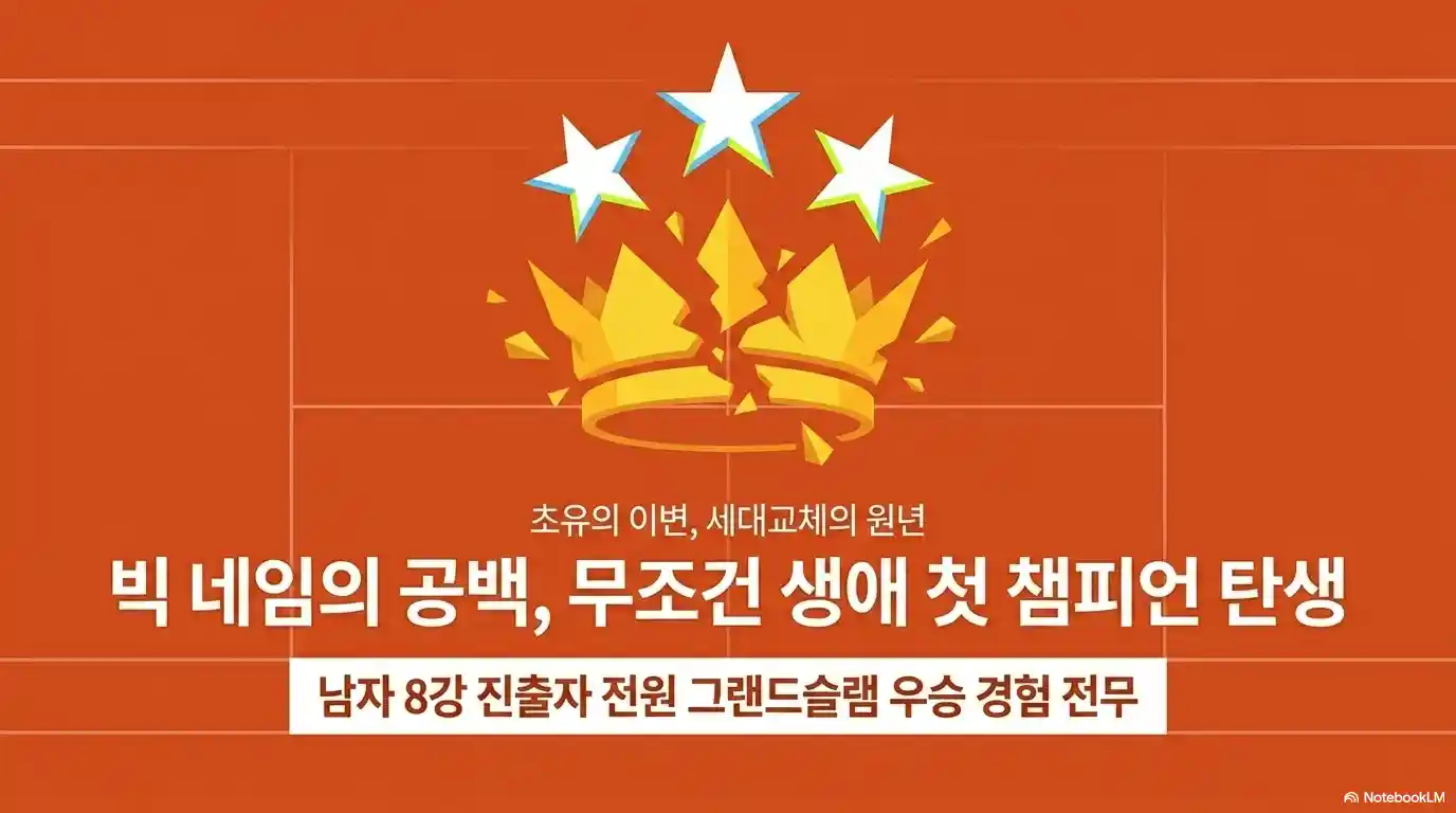 2026 롤랑가로스 남자 8강 진출자 전원 그랜드슬램 우승 경험 전무 - 생애 첫 챔피언 탄생 예고