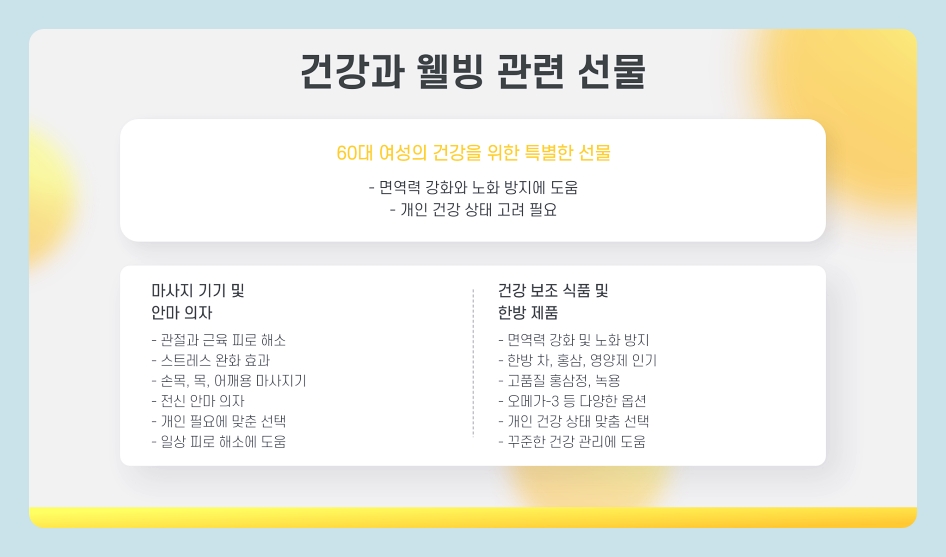 60대 여자 생일선물 순위 추천 중년 여자 선물 베스트 총정리