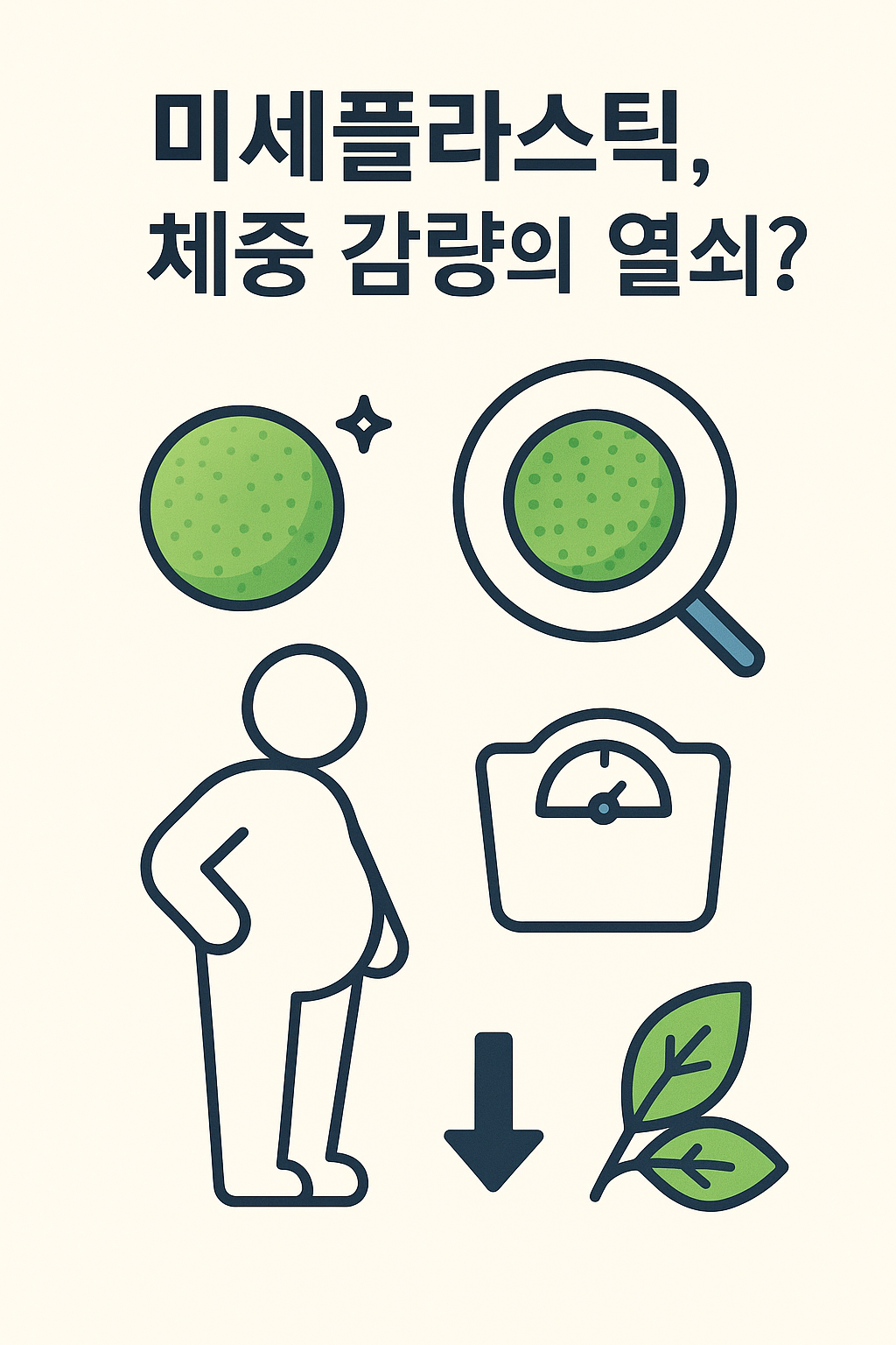 미세플라스틱, 체중감량의 열쇠 이미지